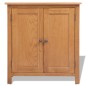 vidaXL Aparador de madera maciza de roble 70x35x75 cm vidaXL Aparador de madera maciza de roble 70x35x75 cm