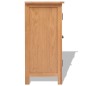 vidaXL Aparador de madera maciza de roble 70x35x75 cm vidaXL Aparador de madera maciza de roble 70x35x75 cm