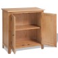 vidaXL Aparador de madera maciza de roble 70x35x75 cm vidaXL Aparador de madera maciza de roble 70x35x75 cm