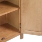 vidaXL Aparador de madera maciza de roble 70x35x75 cm vidaXL Aparador de madera maciza de roble 70x35x75 cm