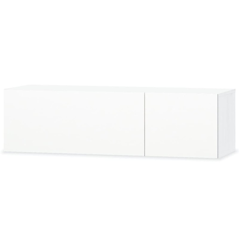vidaXL Mueble para TV madera contrachapada blanco brillo 120x40x34 cm vidaXL Mueble para TV madera contrachapada blanco brillo 120x40x34 cm