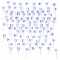 vidaXL Luces carámbanos de Navidad control remoto 40 uds acrílico azul vidaXL Luces carámbanos de Navidad control remoto 40 uds acrílico azul