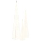 vidaXL Set cono luz LED decorativo acrílico blanco cálido 30/45/60cm vidaXL Set cono luz LED decorativo acrílico blanco cálido 30/45/60cm