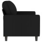 vidaXL Sofá de 2 plazas terciopelo negro 140 cm vidaXL Sofá de 2 plazas terciopelo negro 140 cm