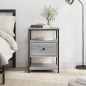 vidaXL Mesita de noche madera de ingeniería gris Sonoma 40x42x56 cm vidaXL Mesita de noche madera de ingeniería gris Sonoma 40x42x56 cm