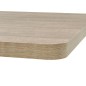 vidaXL Mesa bar bistró MDF y acero cuadrada color roble 80x80x75 cm vidaXL Mesa bar bistró MDF y acero cuadrada color roble 80x80x75 cm