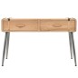 vidaXL Mesa consola de madera de abeto maciza 115x40,5x76 cm vidaXL Mesa consola de madera de abeto maciza 115x40,5x76 cm