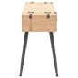 vidaXL Mesa consola de madera de abeto maciza 115x40,5x76 cm vidaXL Mesa consola de madera de abeto maciza 115x40,5x76 cm