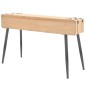 vidaXL Mesa consola de madera de abeto maciza 115x40,5x76 cm vidaXL Mesa consola de madera de abeto maciza 115x40,5x76 cm