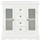 vidaXL Aparador de madera maciza de pino blanco 70x28x70 cm vidaXL Aparador de madera maciza de pino blanco 70x28x70 cm