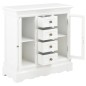 vidaXL Aparador de madera maciza de pino blanco 70x28x70 cm vidaXL Aparador de madera maciza de pino blanco 70x28x70 cm