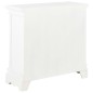 vidaXL Aparador de madera maciza de pino blanco 70x28x70 cm vidaXL Aparador de madera maciza de pino blanco 70x28x70 cm