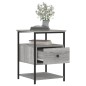 vidaXL Mesita de noche madera de ingeniería gris Sonoma 40x42x56 cm vidaXL Mesita de noche madera de ingeniería gris Sonoma 40x42x56 cm
