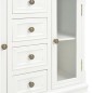 vidaXL Aparador de madera maciza de pino blanco 70x28x70 cm vidaXL Aparador de madera maciza de pino blanco 70x28x70 cm