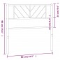 vidaXL Cabecero de metal blanco 75 cm