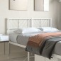 vidaXL Cabecero de metal blanco 140 cm vidaXL Cabecero de metal blanco 140 cm