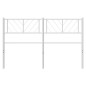 vidaXL Cabecero de metal blanco 140 cm vidaXL Cabecero de metal blanco 140 cm