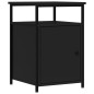 vidaXL Mesitas de noche 2 uds madera contrachapada negro 40x42x60 cm vidaXL Mesitas de noche 2 uds madera contrachapada negro 40x42x60 cm