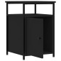 vidaXL Mesitas de noche 2 uds madera contrachapada negro 40x42x60 cm vidaXL Mesitas de noche 2 uds madera contrachapada negro 40x42x60 cm