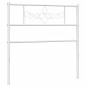 vidaXL Cabecero de metal blanco 80 cm vidaXL Cabecero de metal blanco 80 cm