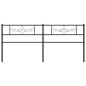 vidaXL Cabecero de metal negro 180 cm vidaXL Cabecero de metal negro 180 cm