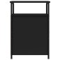 vidaXL Mesitas de noche 2 uds madera contrachapada negro 40x42x60 cm vidaXL Mesitas de noche 2 uds madera contrachapada negro 40x42x60 cm