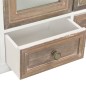 vidaXL Armario de pared de madera maciza blanco 49x22x59 cm vidaXL Armario de pared de madera maciza blanco 49x22x59 cm