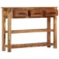 vidaXL Aparador con 3 cajones madera maciza de Sheesham 110x30x80 cm vidaXL Aparador con 3 cajones madera maciza de Sheesham 110x30x80 cm