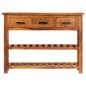 vidaXL Aparador con 3 cajones madera maciza de Sheesham 110x30x80 cm vidaXL Aparador con 3 cajones madera maciza de Sheesham 110x30x80 cm