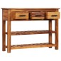 vidaXL Aparador con 3 cajones madera maciza de Sheesham 110x30x80 cm vidaXL Aparador con 3 cajones madera maciza de Sheesham 110x30x80 cm
