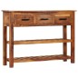 vidaXL Aparador con 3 cajones madera maciza de Sheesham 110x30x80 cm vidaXL Aparador con 3 cajones madera maciza de Sheesham 110x30x80 cm