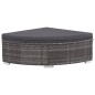 vidaXL Set de sofás de jardín 6 piezas y cojines ratán sintético gris vidaXL Set de sofás de jardín 6 piezas y cojines ratán sintético gris