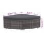 vidaXL Set de sofás de jardín 6 piezas y cojines ratán sintético gris vidaXL Set de sofás de jardín 6 piezas y cojines ratán sintético gris