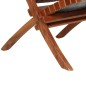 vidaXL Silla plegable de tiras cruzadas de cuero auténtico marrón vidaXL Silla plegable de tiras cruzadas de cuero auténtico marrón