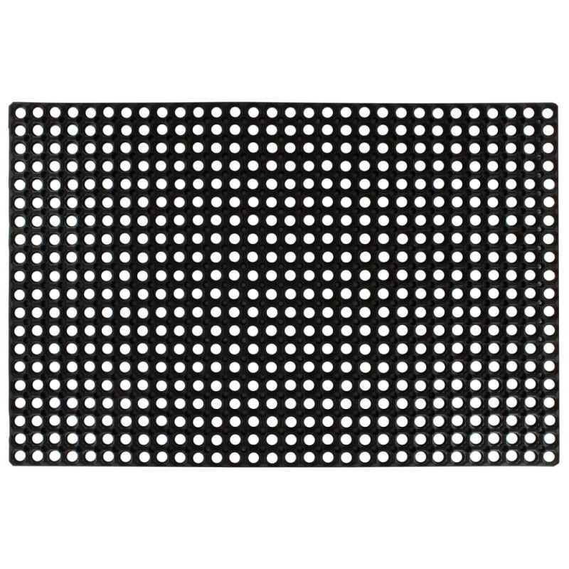 vidaXL Alfombra de goma 16 mm 80x120 cm