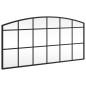 vidaXL Espejo de pared arco de hierro negro 80x40 cm vidaXL Espejo de pared arco de hierro negro 80x40 cm