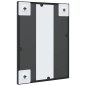 vidaXL Espejo de pared rectangular de hierro negro 30x40 cm vidaXL Espejo de pared rectangular de hierro negro 30x40 cm