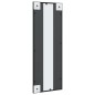 vidaXL Espejo de pared rectangular de hierro negro 30x80 cm vidaXL Espejo de pared rectangular de hierro negro 30x80 cm