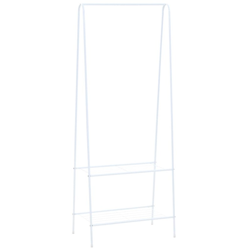 vidaXL Perchero de ropa blanco 59x35x150 cm vidaXL Perchero de ropa blanco 59x35x150 cm