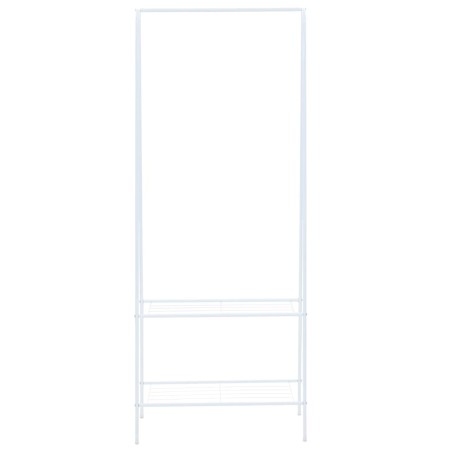 vidaXL Perchero de ropa blanco 59x35x150 cm