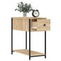 vidaXL Mesita de noche madera de ingeniería roble Sonoma 30x60x60 cm vidaXL Mesita de noche madera de ingeniería roble Sonoma 30x60x60 cm