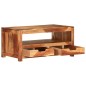 vidaXL Mesa de centro de madera maciza de acacia 84x49x40 cm