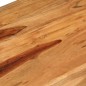 vidaXL Mesa de centro de madera maciza de acacia 84x49x40 cm