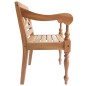 vidaXL Sillas Batavia 2 unidades madera maciza de caoba marrón claro vidaXL Sillas Batavia 2 unidades madera maciza de caoba marrón claro