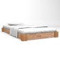vidaXL Estructura de cama de madera maciza de roble 140x200 cm vidaXL Estructura de cama de madera maciza de roble 140x200 cm