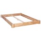 vidaXL Estructura de cama de madera maciza de roble 140x200 cm vidaXL Estructura de cama de madera maciza de roble 140x200 cm