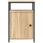 vidaXL Mesitas noche 2 uds madera contrachapada color roble 40x42x60cm vidaXL Mesitas noche 2 uds madera contrachapada color roble 40x42x60cm