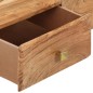 vidaXL Mesa de centro de madera maciza de acacia 70x60x42 cm