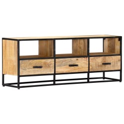 vidaXL Mueble de TV de madera maciza de mango 120x30x45 cm