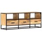 vidaXL Mueble de TV de madera maciza de mango 120x30x45 cm